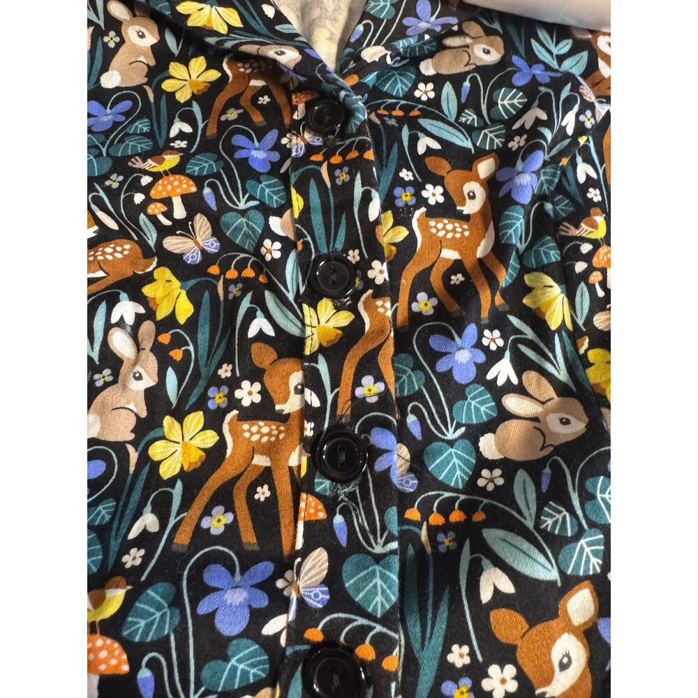 Whimsical Forrest Animal Print Dress Eva Rose Fairy Modcloth Rockabilly Whimsy - Picture 8 of 13